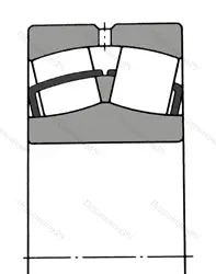 Подшипник  4053115 (24015) размер 75x115x40 от производителя  ГПЗ-25