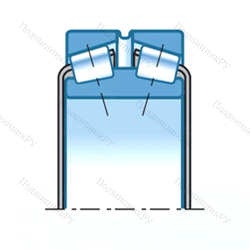 Подшипник роликовый радиально-упорный CRD-3413