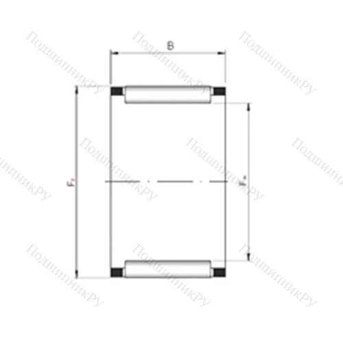 Подшипник игольчатый радиальный KZK 20X 26X 17 от производителя  CX