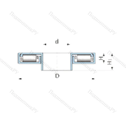 Подшипник роликовый упорный ARXJ 38X 60X 7.5-2PX 1 от производителя  NTN