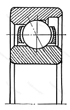 Подшипник  623B (6023) размер 3x10x4 от производителя  SKF