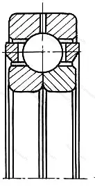 Подшипник  QJ 220 (176220) размер 100x180x34 от производителя  SKF