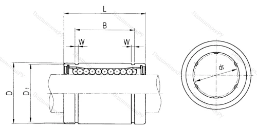 Подшипник LME 40 UU в Казани