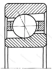 Подшипник  26308 размер 40x90x23 от производителя  ГОСТ