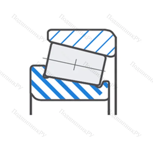 Подшипник роликовый радиально-упорный 40KW 01