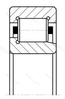 Подшипник  NJ 420 (42420) размер 100x250x58 от производителя  SKF