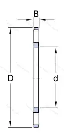 Подшипник  K 81164M (999164) размер 320x400x25 от производителя  SKF