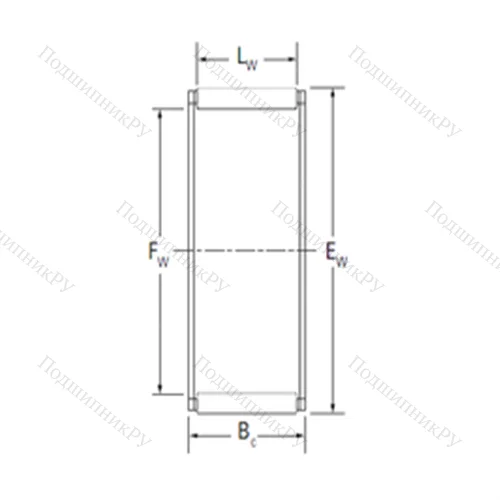 Подшипник игольчатый радиальный K 25X 32X 24BE