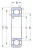 Однорядный шариковый подшипник 6322/C 3 от производителя  SKF