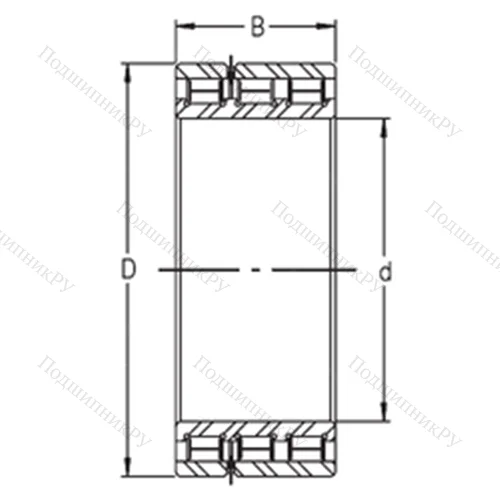 Подшипник роликовый радиальный SL 14 928