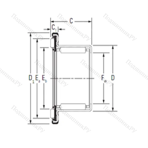 Подшипник комбинированный RAX 730 от производителя  TIMKEN Подшипник комбинированный RAX 730 от производителя  TIMKEN