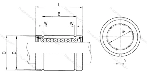 Подшипник LM 6 UU AJ в Казани