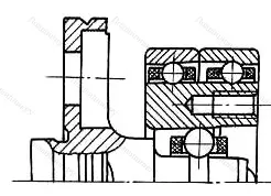 Модификация подшипника 4-306098ЮТ размер 8x25,5/35x24,5 от производителя  ГПЗ-200