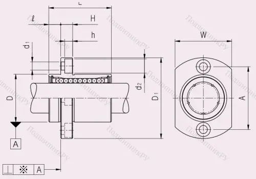 Подшипник LMH 13 UU в Казани