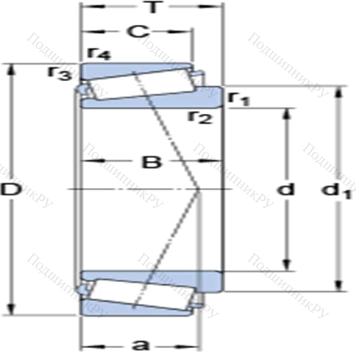 Однорядные конические роликоподшипники 33014 от производителя  SKF Однорядные конические роликоподшипники 33014 от производителя  SKF