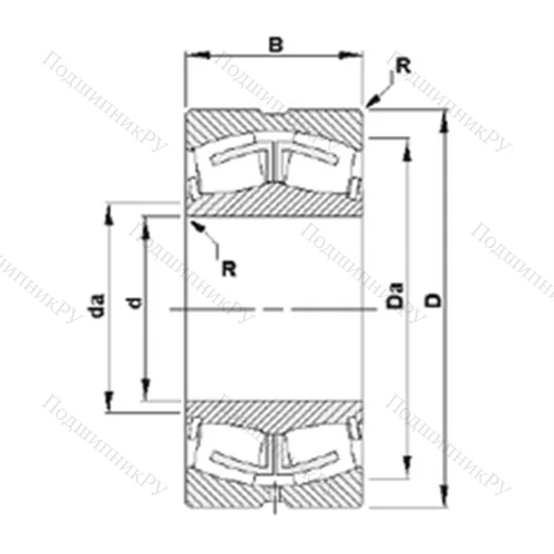 Подшипник роликовый радиальный самоцентрирующийся 21307VCSJ