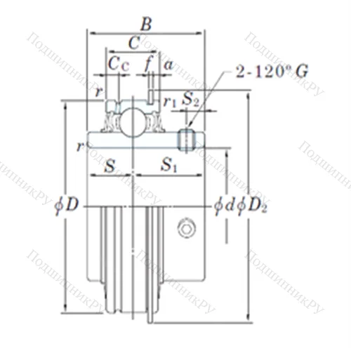 Подшипник шариковый радиальный ER 207 от производителя  KOYO Подшипник шариковый радиальный ER 207 от производителя  KOYO