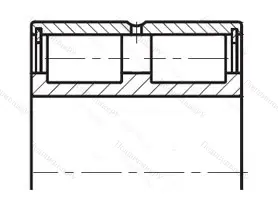 Модификация подшипника 4822972 размер 360x480x118 от производителя  ЕПК