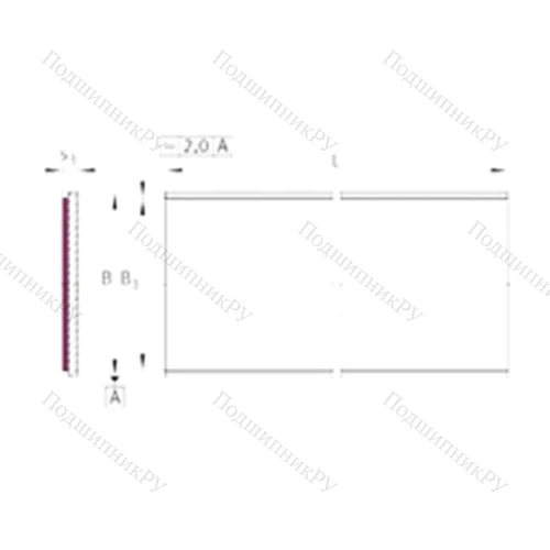 Подшипник скольжения EGS 30260-E 40-S 3E от производителя  INA