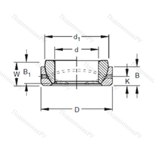 Подшипник скольжения сферический 5SBT 80 от производителя  TIMKEN