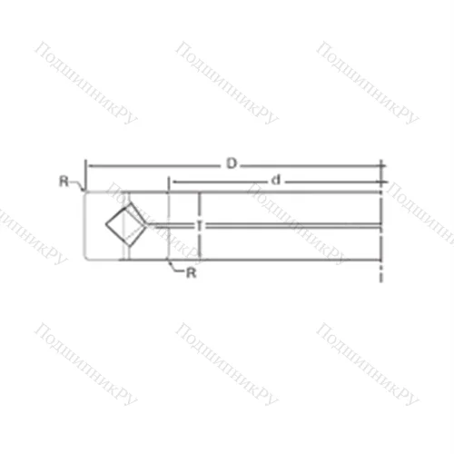 Подшипник роликовый упорный JXR 637050 от производителя  TIMKEN