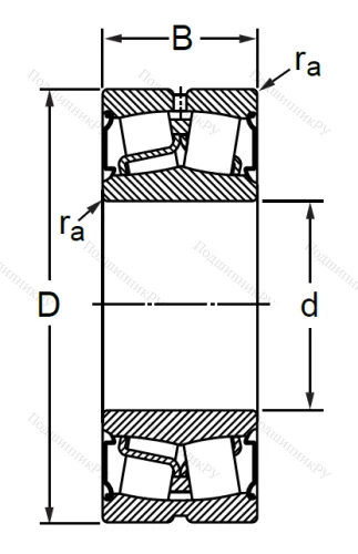 Сферический роликовый подшипник BS 2-2211 2CS (BS 2-2211 2CS) в Казани