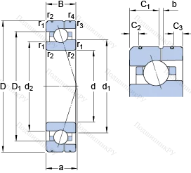 Подшипник 7004 ACE/HCP 4AL в Казани
