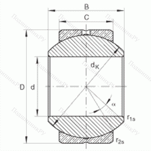 Подшипник шарнирный GE 30-PB